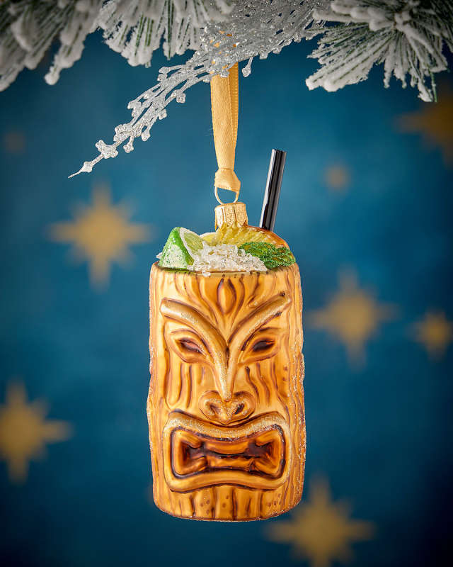Tiki Drink Christmas Ornament